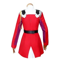 In The Franxx Zero Two Kostume Uniform Kvinder Rød Anime Outfits Sæt L
