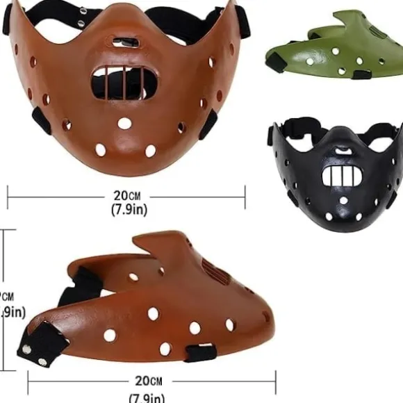 Infinity Gauntlet Hannibal Lecter Mask The Silence of The Lambs Resin Horrorfilm Mask Kaffe
