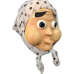 Japansk Anime Cosplay Hotaru Haganezuka Latex Maske Traditionel Japansk Hyottoko Maske Halloween Kostume Tilbehør