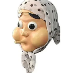 Japansk Anime Cosplay Hotaru Haganezuka Latex Maske Traditionel Japansk Hyottoko Maske Halloween Kostume Tilbehør