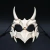 Japansk Halv Maske - Tiger Maske, Ye Yaksha Drage Gud Tengu Sort Skildpadde, Resin Kraniet Skræmmende Horror Ninja Maske Kostume Rekvisitter (Yaksha) | Fyndiq