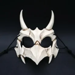 Japansk Halv Maske - Tiger Maske, Ye Yaksha Drage Gud Tengu Sort Skildpadde, Resin Kraniet Skræmmende Horror Ninja Maske Kostume Rekvisitter (Yaksha) | Fyndiq