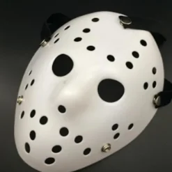 Jason Voorhees Fredag den 13.: Skræmmende hul maske Cosplay Kostume Halloween Fest Maskerade Horror Rekvisitter All White