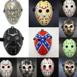 Jason Voorhees fredag den 13. Horror Movie Hockey Mask Hallow A1 one size