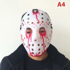 Jason Voorhees Fredag Den 13. Horrorfilm Hockey Maske Skræmmende Halloween Masker A4