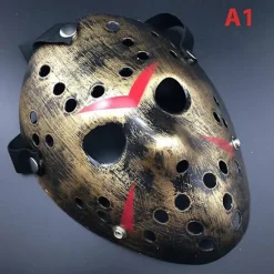 Jason Voorhees Fredag Den 13. Horrorfilm Hockey Maske Skræmmende Halloween Masker A4
