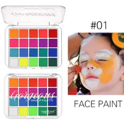 Øjen- og ansigtspalette til nem oprydning af makeup #2