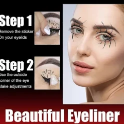 Øjenlågsklistermærke, Halloween Eyeliner Klistermærker Øjenskygge Klistermærker Horror Mode Scene Fest Makeup Værktøjer