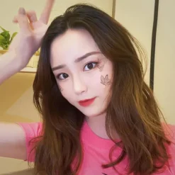 Øjenmakeup sæt, transparent sommerfugl segl, Eyeliner sommerfugl segl, hjælpeværktøj, akrylplade, blækpude, mønster 1 + 2 + blækpude
