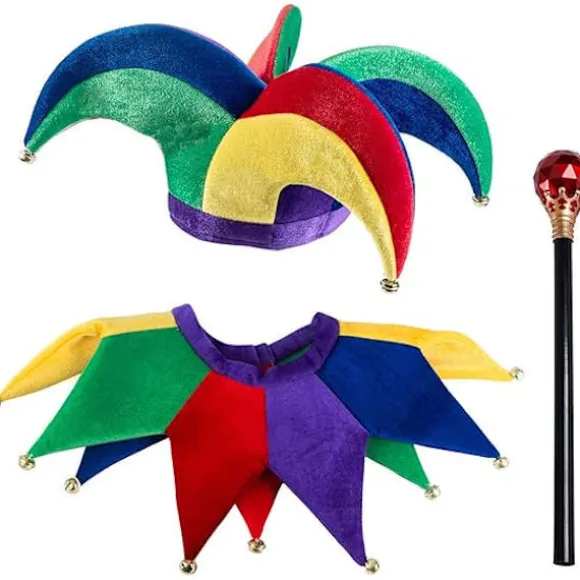 Jesterkostume - Hat - Jester Klovnekostume - Kongens Jester B