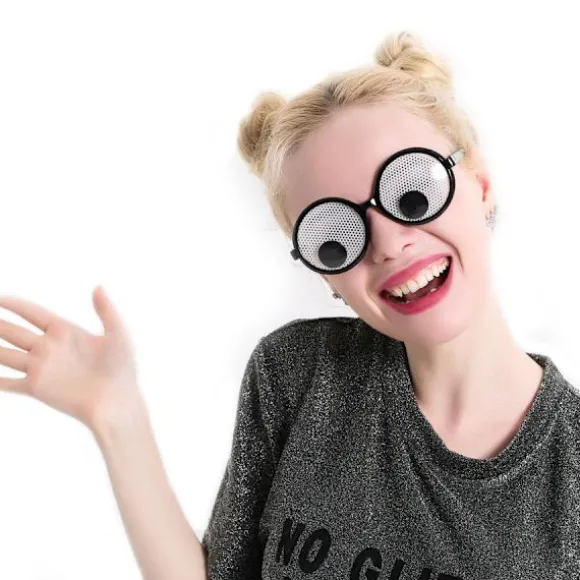 Øjne Briller Sjove Rystende Kostume Øjne Briller Nyhed Shades Sjove Briller Sjove Rekvisitter til Halloween Fest Favor Mænd Børn