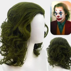 Jud- Joker Cosplay Halloween Cosplay Klovn Kostume Enkla peruker