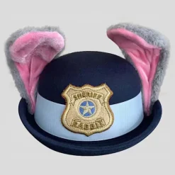 Judy Hopps Officer Hat - Zootopia Kaninører Cosplay Kostume Tilbehør Kid-54cm