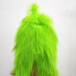 Jul Maske Grøn Cosplay Maske Voksen Plys Jul Dragt Cos