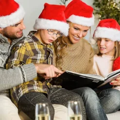 Julehat, Julemandshat, Juleferiehat Til Voksne, Unisex Fløjl Behagelige Julehatte (shikai)-yuhao