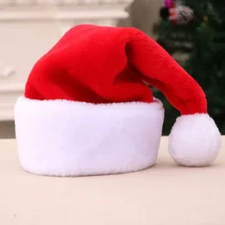 Julehat, Julemandshat, Julehat Komfort Tyk Pels Feriehat, Julemandshat Mænd, Kvinder Julefest Dekorationer