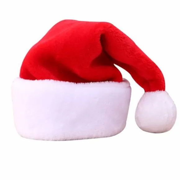 Julehat, Julemandshat, Julehat Komfort Tyk Pels Feriehat, Julemandshat Mænd, Kvinder Julefest Dekorationer