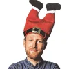 Julehat, Sjov Hat Nyhed Julemandshat Skøre Hatte Elverhat Julemandsbukser Hat