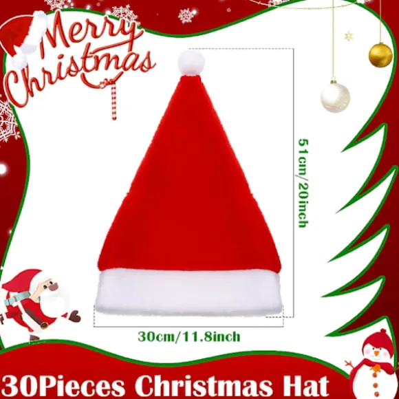 Julehat, Unisex Julehatte Plys Julehat (grøn)