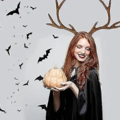 Julehjorte Gevir Hårbøjle Justerbar Rensdyr Gevir Elg Cosplay (D)