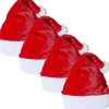 Julehuer Jul Nissehue Unisex Rød Fortykket Fløjl Nissehue-jul Klassisk Hue Julehue Nisse Rensdyr Snemand Hue Nytår Festlig Højtid
