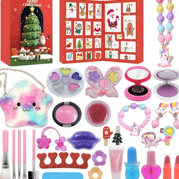 Julekalender Makeup - Adventskalender med Legetøjsmakeup Multicolor