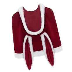 Julekappe med kaninører, Halloween julebryllupskappe, feriefest kostumekappe til kvinder piger, sjovt julesjal Rabbit ears shawl