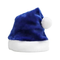 Julemandshat i Fløjl Unisex Komfortabel Kreativ Flerfarvet Voksen & Børn Julehat til Julefrokost