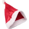 Julemandshat Julehat Juledag kostume udklædning plys tyk Julemandshat voksen