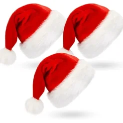 Julemandshat: Julemandshat til voksne - Julemandshat til kvinder og mænd