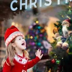 Julemandshat LED Lysende Julehat Til Julekostume Rekvisitter Forsyninger