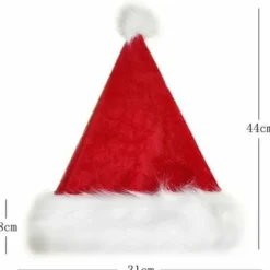 Julemandshue, Unisex Voksen Juleferie Hat Hyggelig Julemandshue til Jul Nytår Feriefestartikler