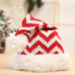Julepynt Til Hjemmet Kampagne Julehat Børne Voksen Pynt Gave Høj Kvalitet Dobbelt Plys Hat