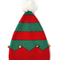 Jule-Strikket Beanies Hat - Elf Strikket Hat Julemanden Strikket Beanie Hat