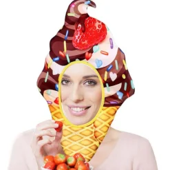 Juletræ Plys Hat Tegneserie 3d Udstoppede Legetøj Øreklap Hue Cosplay Foto Rekvisitter 2