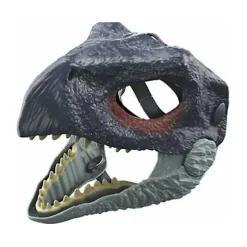 Jurassic World Dinosaur Maske Tyrannosaurus Rex Halloween Maske Med Bevægelig Mund Royal Blue