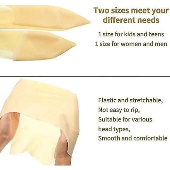 Kal Bald Caps Latex Bald Cap Til Voksne Makeup Skaldet Hoved Paryk Cap Kostume Tilbehør