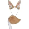 Kaninørehoved, Plysset Hale Sæt Halloween Jul Kamel Rolle