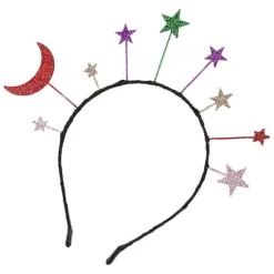 Karneval Hovedbånd Vask Ansigt Hår Holder Makeup Hårbånd Med Måne/ Stjerne/ Kærlighed