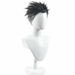 Kimetsu No Yaiba Stone Pillar Gyomei Himejima Cosplay Paryk Syntetisk