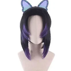 [KK] Demon Slayer Kochou Shinobu Cosplay Kostume Paryk