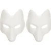 [KK] 【jia】Dyrmasker 2 rævemaske, Halloween hvid rævemaske AA