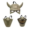 [KK] 【jia】KZQ-Graber Cosplay Maske, Sort Telefonmaske, Gyserfilm, Halloween, Skræmmende Maske, Herrekostumemaske (Lysegrå)