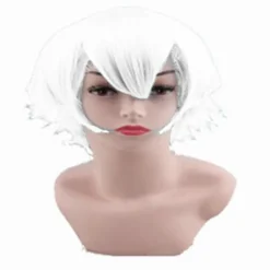[KK] 【jia】Paryk Cosplay/Anime inkl. parykhætte og hårbørste 175 Mörk brun