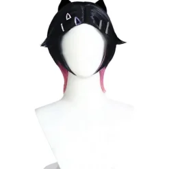 [KK] Nellike Cosplay Paryk Blandet Farve Kort Hår Varmebestandige Syntetiske Parykker