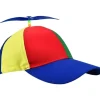 Klassisk Propel Kasket Farverig Sjov Hat Propel Baseball Kasketter Sjov Dragonfly Anti-propel Kasket til Børn/Voksne (57-61cm)