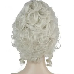 Klassisk 1700-tals Barok Marie Antoinette Paryk Dame Voksen Halloween Cosplay Tilbehør Sølv-FS-