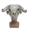 Ko Kranie Maske Skræmmende Dyrehorn Maske Horror Halloween Maskerade Karneval Cosplay Fest Kostume Rekvisitter~00915