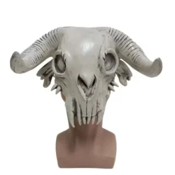 Ko Kranie Maske Skræmmende Dyrehorn Maske Horror Halloween Maskerade Karneval Cosplay Fest Kostume Rekvisitter~00915