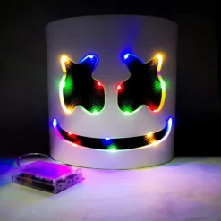 kompatibilitet med Marshmellow DJ lysande mask bar atmosfär rekvisita